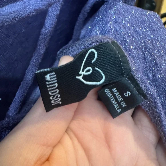 Windsor Purple Backless Dress - Picture 3 of 3